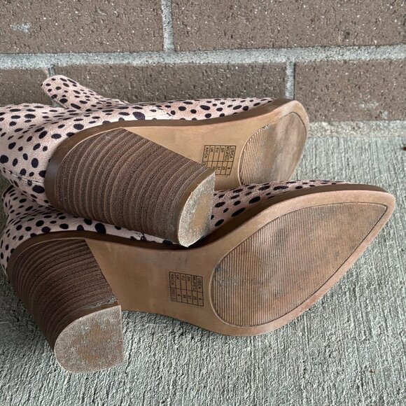 Forever 21 Cheetah Booties Womens Fall Winter - Picture 4 of 8